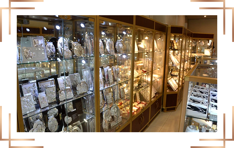 Wnętrze sklepu Ankier Jubiler